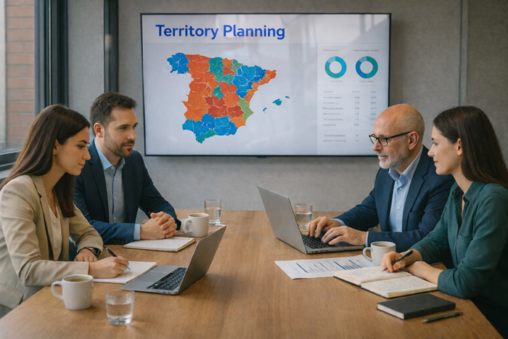 Optimización comercial en España: planificación de territorios con datos