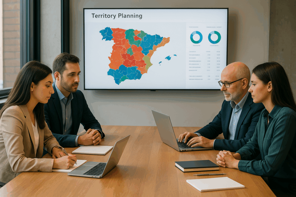 Optimización comercial en España: planificación de territorios con datos